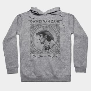 Townes Van Zandt Vintage Retro Style Fanart Design Hoodie